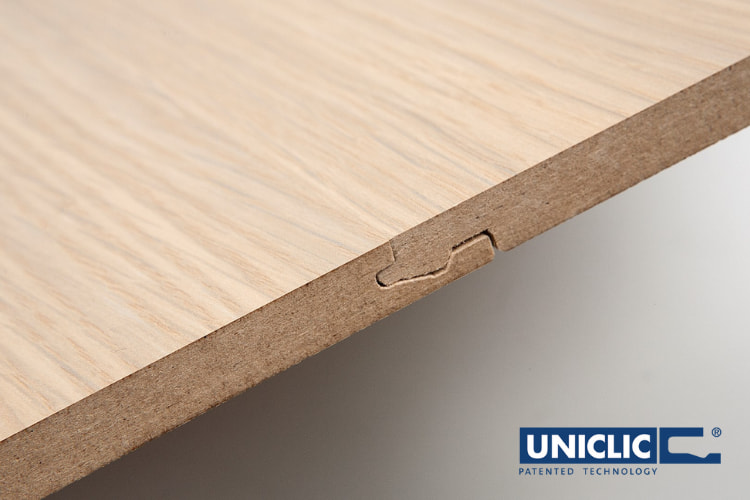 Clicwall wall panels with Uniclic system